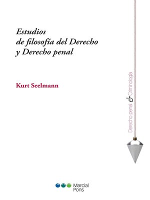 cover image of Estudios de filosofía del Derecho y Derecho penal